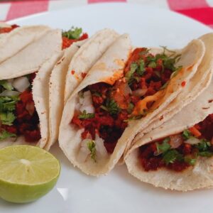 Tacos de Longaniza con Queso