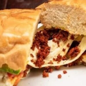 Torta de longaniza con Queso