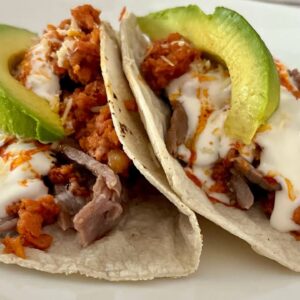 Tacos Combinados con Queso